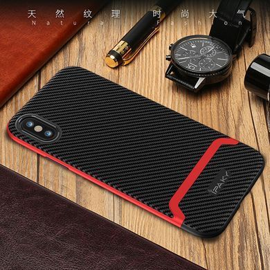 Ударопрочный чохол iPaky TPU+PC для iPhone XS Max Чорний / Сірий