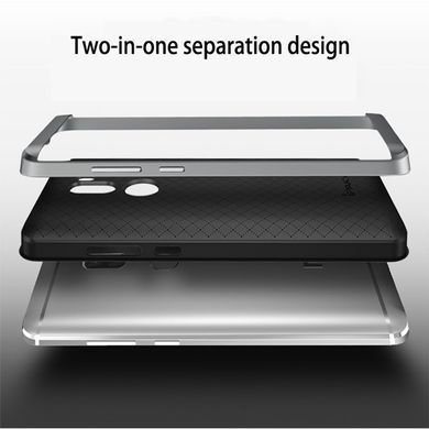 Ударопрочный чехол iPaky TPU+PC для Xiaomi Mi5s Plus Черный / Серебристый