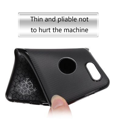 Защитный чехол Carbon TPU для Xiaomi Redmi Note 5 Pro Черный