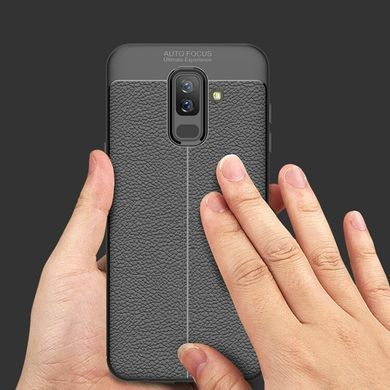 Захисний чохол Leather для Samsung A605 Galaxy A6 Plus / Galaxy J8 Plus 2018 Червоний