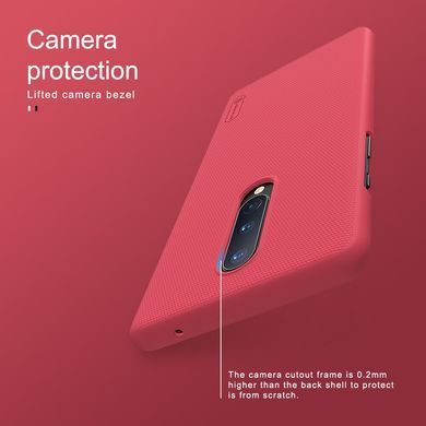 Захисний чохол Nillkin Frosted Shield для OnePlus 8 Червоний