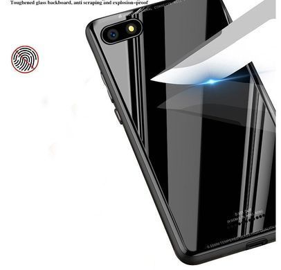 Захисний чохол Glass для Xiaomi Redmi 6A Чорний