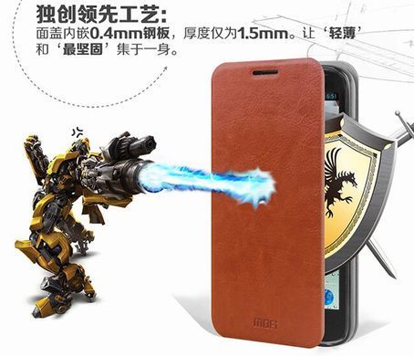 Чехол-книжка MOFI для Lenovo A680 Бирюзовый