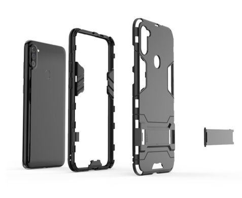 Захисний чохол Strong Guard Ring для Samsung A115F Galaxy A11 / Galaxy M11 Чорний