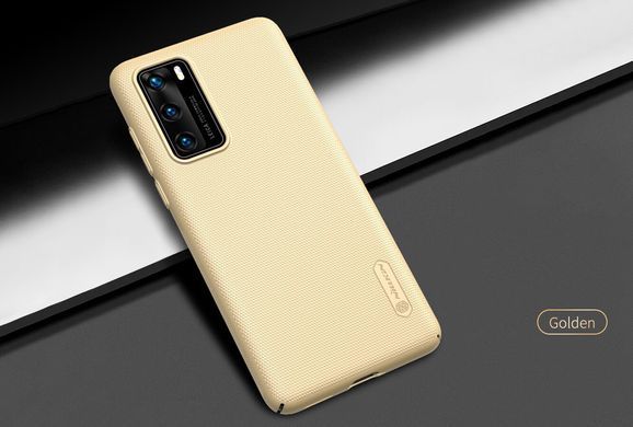 Захисний чохол Nillkin Frosted Shield для Huawei P40 Золотий