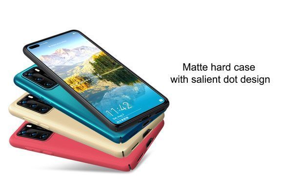 Захисний чохол Nillkin Frosted Shield для Huawei P40 Червоний