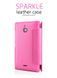 Чохол-книжка Nillkin Sparkle для Nokia X2 Рожевий