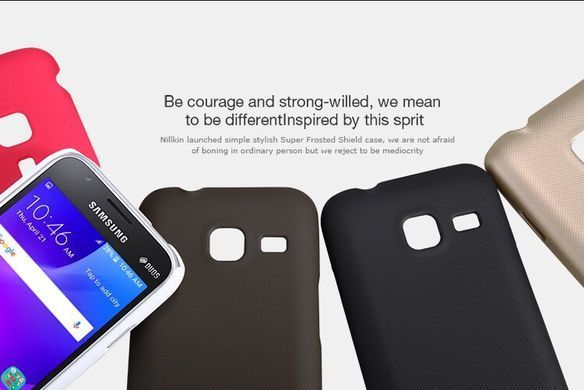 Захисний чохол Nillkin Frosted Shield для Samsung J105H Galaxy J1 Mini Коричневий