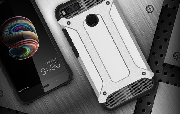 Защитный чехол Hard Guard для Xiaomi Mi5x / Mi A1 Серебристый