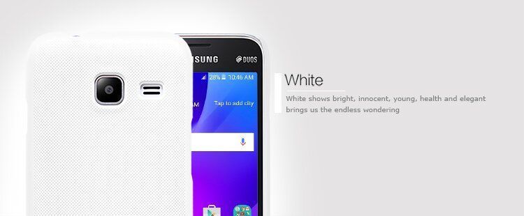 Защитный чехол Nillkin Frosted Shield для Samsung J105H Galaxy J1 Mini Белый