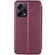 Чехол-книжка Protective для Xiaomi Poco X5 5G / Redmi Note 12 5G Бордовый