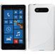 Чехол TPU S-line для Nokia Lumia 820 Белый