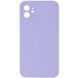 Захисний чохол Liquid Case Full Cover для iPhone 12 (6.1") Бузковий