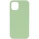 Защитный чехол Liquid Case Full Cover для iPhone 12 mini (5.4") Салатовый