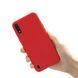 Защитный чехол Liquid Case Full Cover для Samsung A015F Galaxy A01 Красный