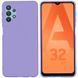 Защитный чехол Liquid Case Full Cover для Samsung A325F Galaxy A32 4G Сиреневый