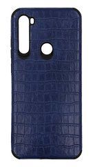 Захисний чохол TPU Croco для Xiaomi Redmi Note 8 / Note 8 2021 Синій
