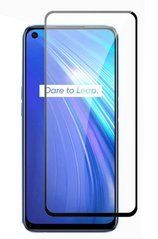 Захисне скло Full Glue для Realme 6 Чорний
