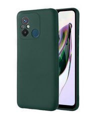 Защитный чехол Liquid Case Full Camera для Xiaomi Redmi 12C / Poco C55 Зеленый