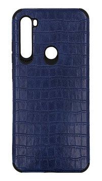 Защитный чехол TPU Croco для Xiaomi Redmi Note 8 / Note 8 2021 Синий