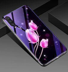 Защитный чехол Fantasy с глянцевыми торцами для Xiaomi Mi A3 / Mi CC9e (тюльпаны) Розовый