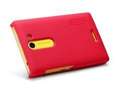 Защитный чехол Nillkin Frosted Shield для Nokia Asha 502 Красный
