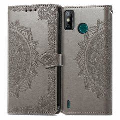 Чехол-книжка Art Book для Tecno Spark 6 Go Серый