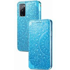 Чохол-книжка Flower Book для Samsung Galaxy S20 FE / S20 FE 5G Блакитний