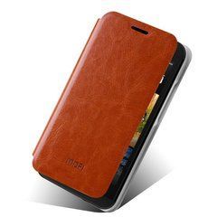 Чохол-книжка MOFI для Lenovo A516 / A378t Коричневий