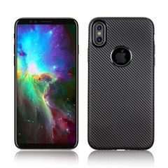 Захисний чохол Carbon TPU для iPhone 10 (X) / iPhone XS Чорний