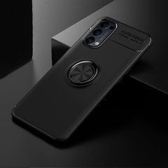 Защитный чехол Color Ring для Oppo Reno 4 Черный