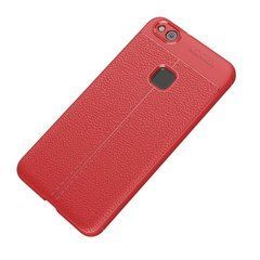 Захисний чохол Leather для Huawei P10 Lite Червоний