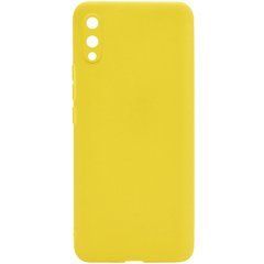 Защитный чехол Liquid Case Full Camera для Samsung A022F Galaxy A02 Желтый