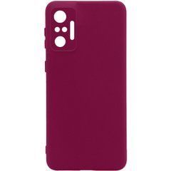 Защитный чехол Liquid Case Full Camera для Xiaomi Redmi Note 10 Pro / 10 Pro Max Малиновый