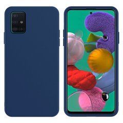 Защитный чехол Liquid Case Full Cover для Samsung A515F Galaxy A51 2020 Dark Blue