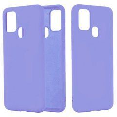 Защитный чехол Liquid Case Full Cover для Samsung M315F Galaxy M31 Сиреневый