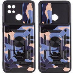 Защитный чехол Camo Ring Lock для Xiaomi Redmi 9C / Redmi 10A Фиолетовый