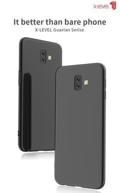 Захисний чохол X-level Guardian для Samsung J610 Galaxy J6 Plus 2018 Чорний