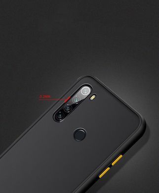 Защитный чехол Сolor Buttons для Xiaomi Redmi Note 8 / Note 8 2021 Черный
