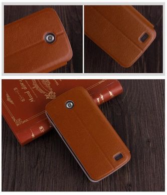 Чохол-книжка MOFI для Lenovo A516 / A378t Коричневий