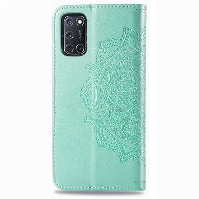 Чохол-книжка Art Book для Oppo A52 / A72 / A92 Бірюзовий