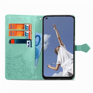 Чохол-книжка Art Book для Oppo A52 / A72 / A92 Бірюзовий