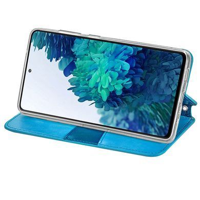 Чохол-книжка Flower Book для Samsung Galaxy S20 FE / S20 FE 5G Блакитний