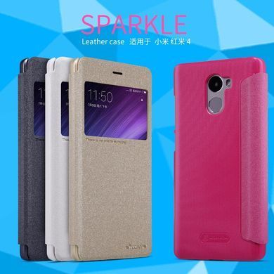 Чохол-книжка Nillkin Sparkle для Xiaomi Redmi 4 Золотий