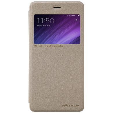 Чохол-книжка Nillkin Sparkle для Xiaomi Redmi 4 Золотий