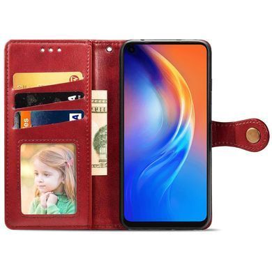 Чехол-книжка Polera Book для Tecno Camon 16 SE Красный