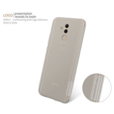 TPU чехол Nillkin Nature для Huawei Mate 20 Lite Серый
