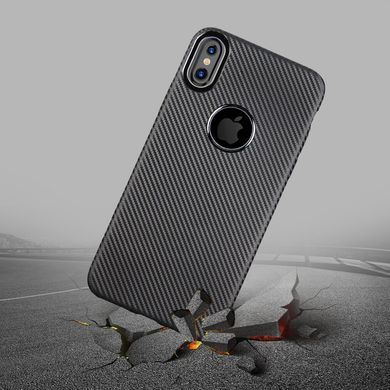 Захисний чохол Carbon TPU для iPhone 10 (X) / iPhone XS Чорний