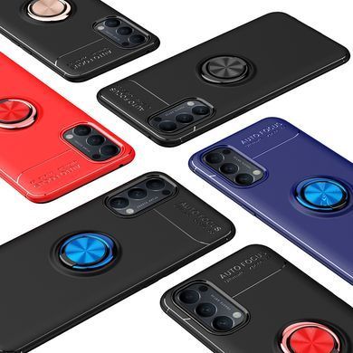 Захисний чохол Color Ring для Oppo Reno 4 Синій