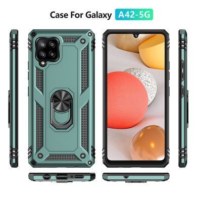 Захисний чохол Kvadrat Ring для Samsung Galaxy A42 5G Чорний